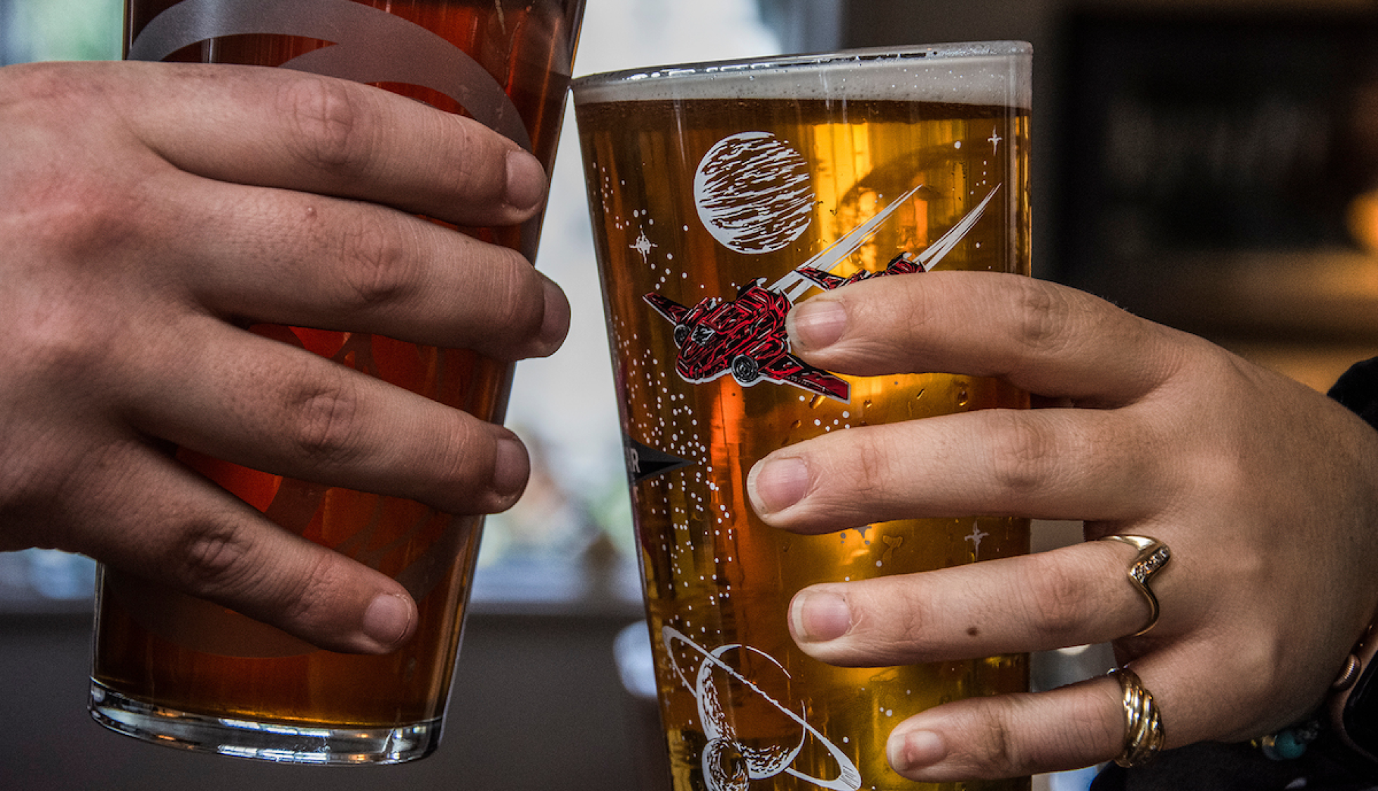 Cheers to that with welcome beers
