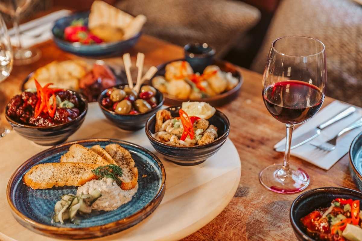 Tapas and sharers at the Bunk Inn