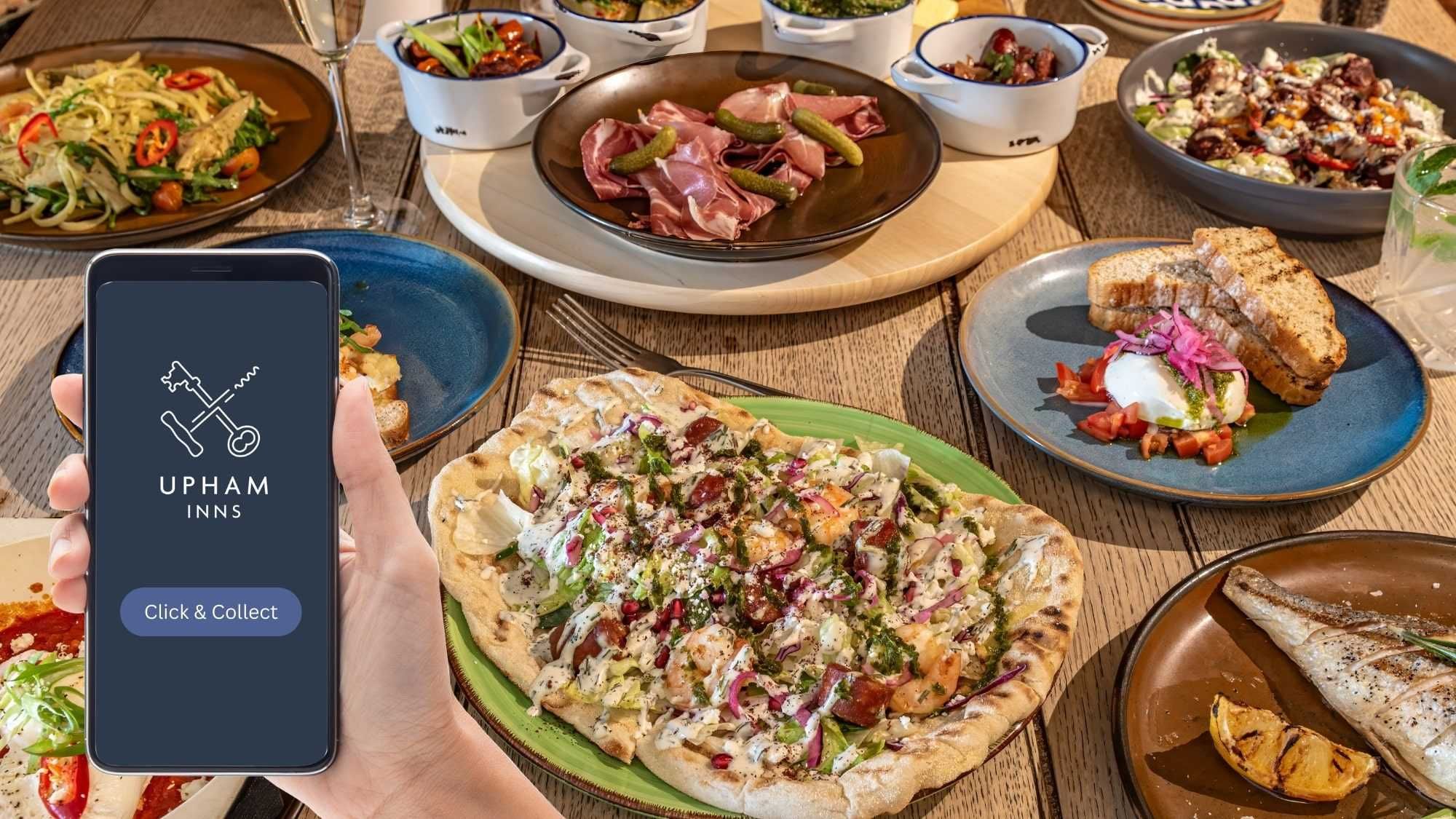 Click & Collect to pick up our food for takeaway anywhere in Curridge, near Newbury